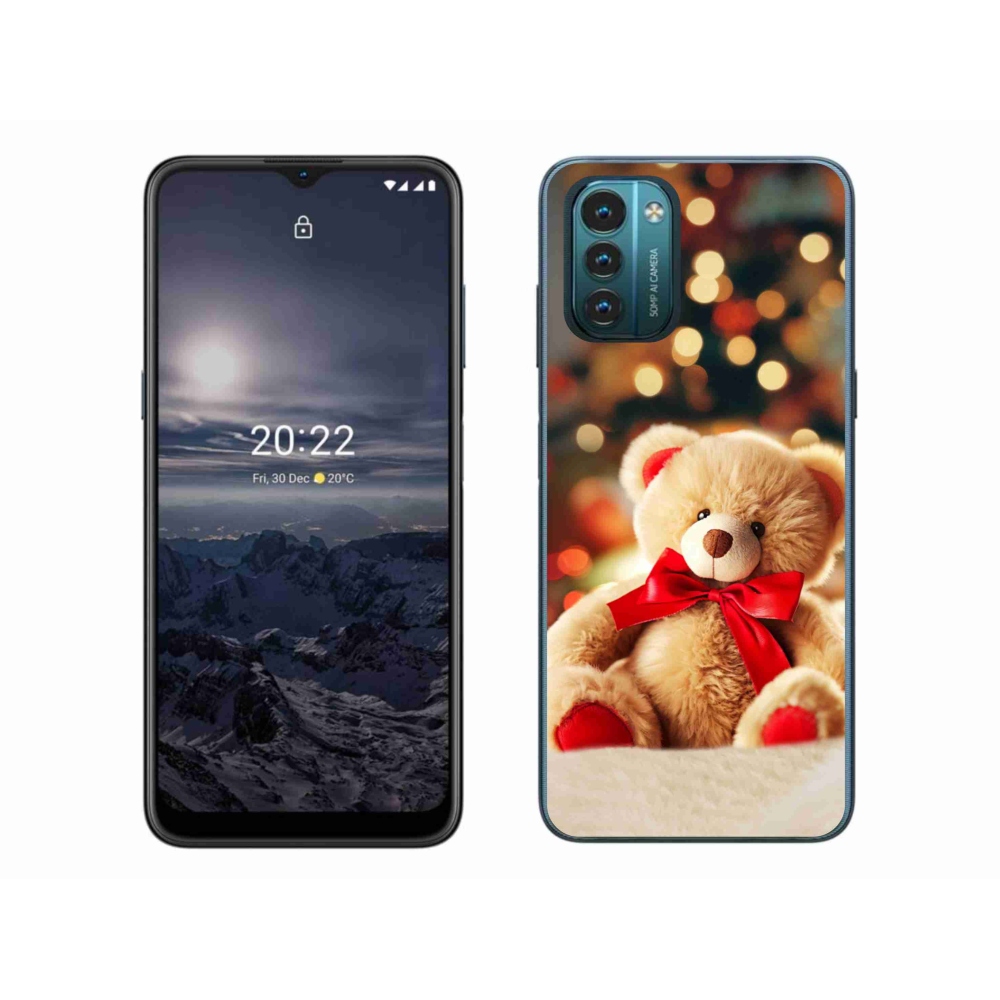 Gelový kryt mmCase na Nokia G11/G21 - plyšový medvídek