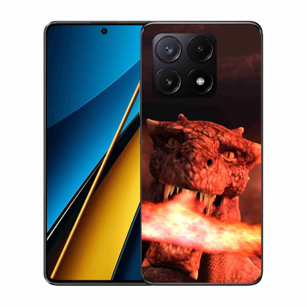 Gelový kryt mmCase na Xiaomi Poco X6 Pro 5G - drak