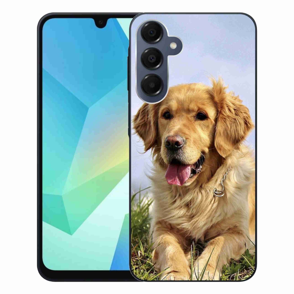 Gelový obal mmCase na Samsung Galaxy A16 4G/5G - zlatý retrívr