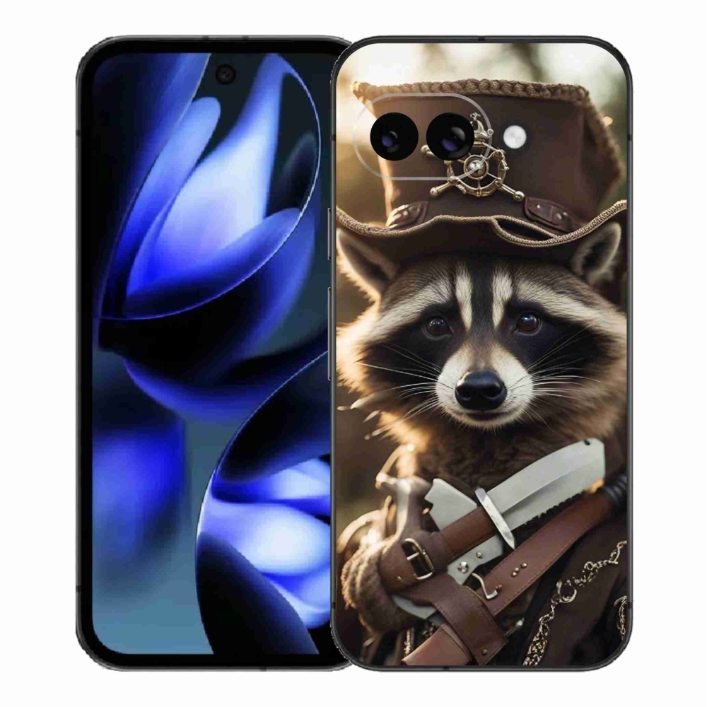 Gelový kryt mmCase na Google Pixel 9a - mýval v uniformě