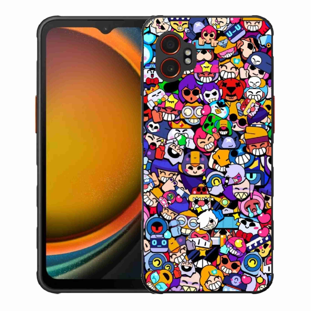 Gelový kryt mmCase na Samsung Galaxy Xcover 7 Pro - brawl stars 2