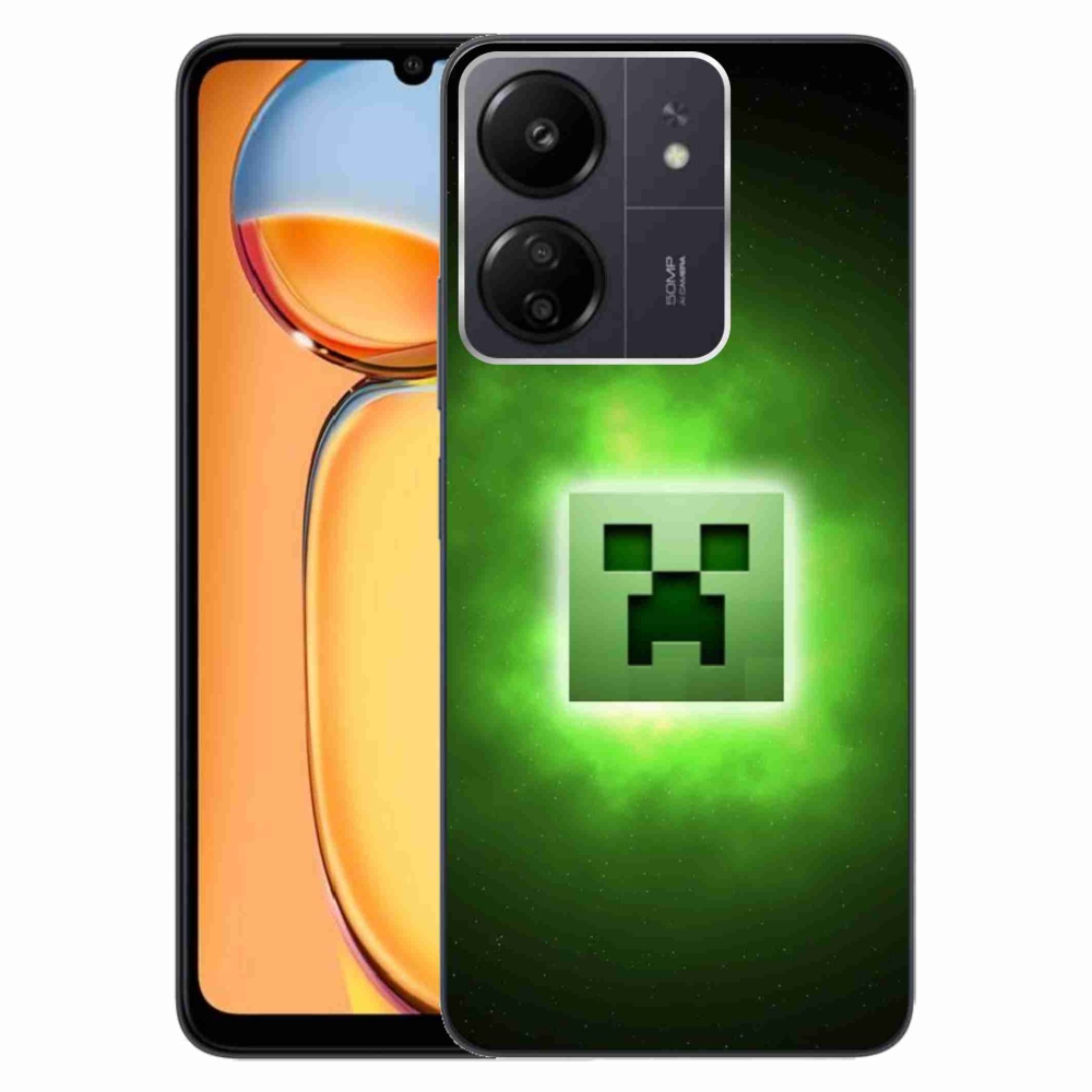 Gelový kryt mmCase na Xiaomi Poco C65/Redmi 13C - minecraft