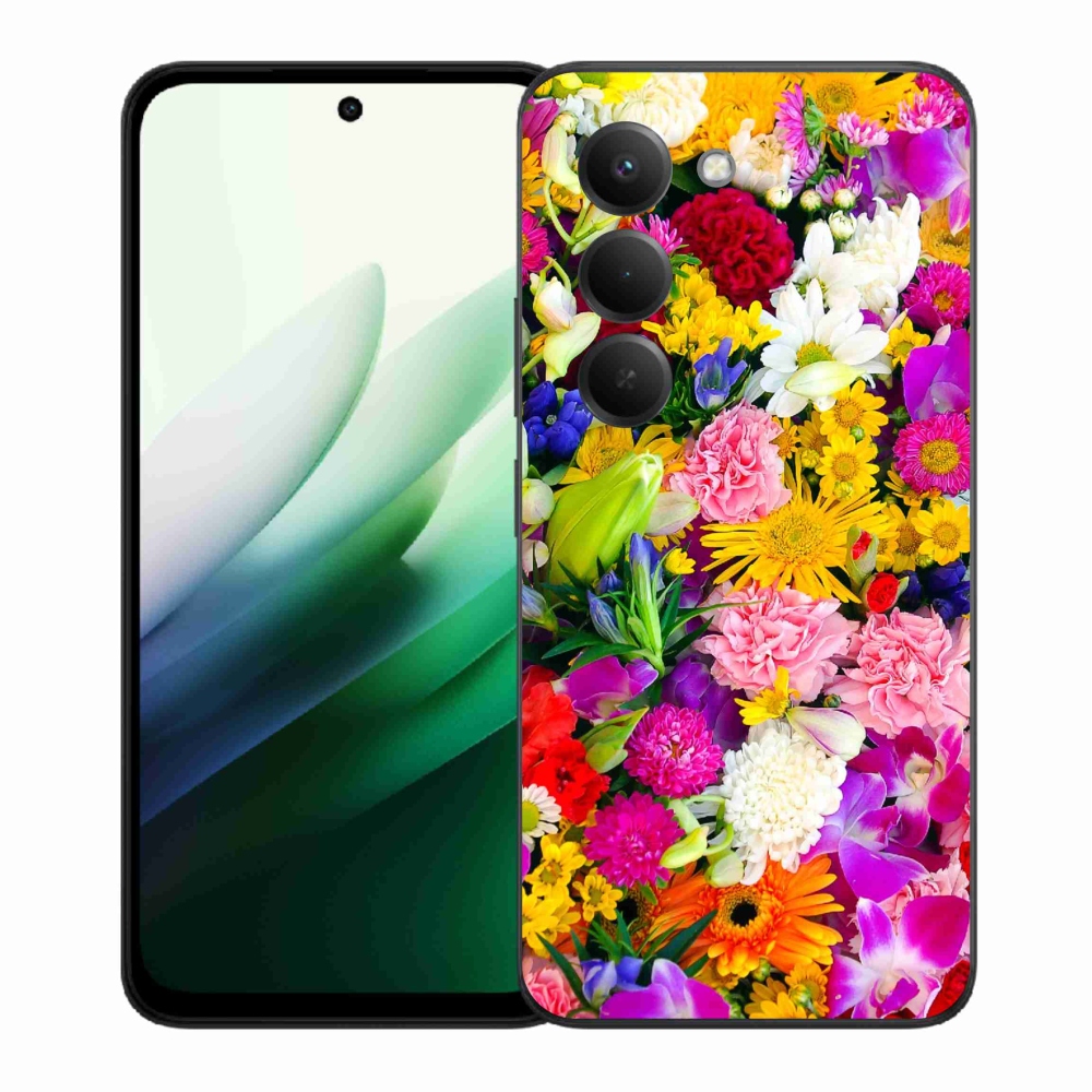 Gelový kryt mmCase na Xiaomi Redmi 15 5G (169mm) - květiny 12