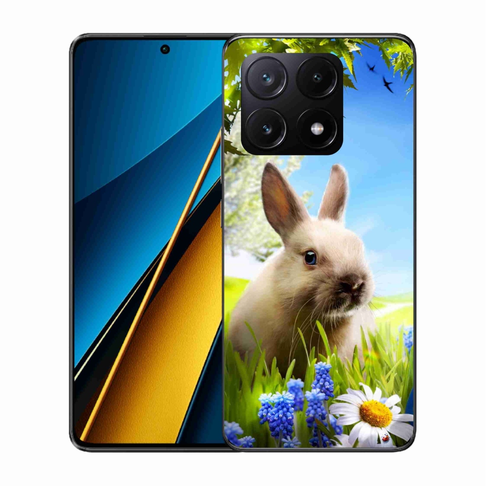 Gelový kryt mmCase na Xiaomi Poco X6 Pro 5G - zajíček