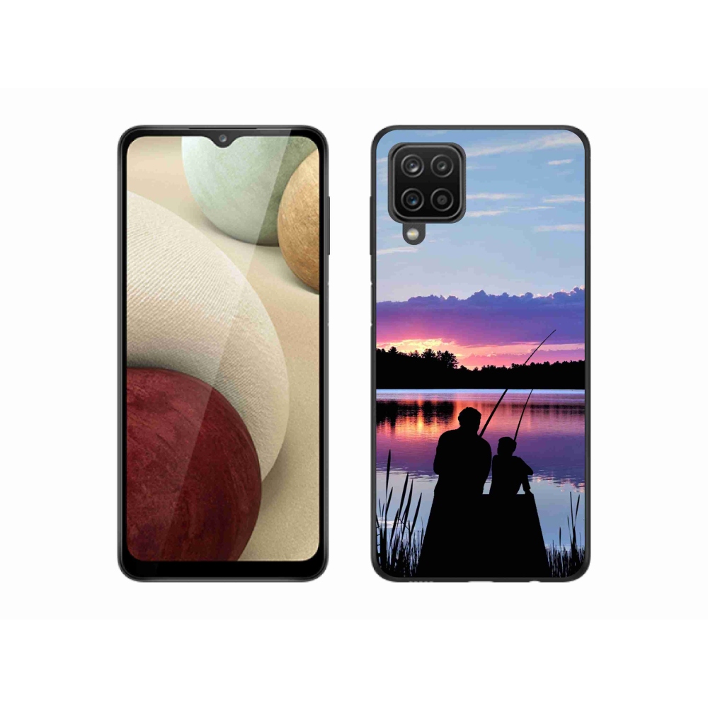 Gelový kryt mmCase na Samsung Galaxy A12 - rybaření 2
