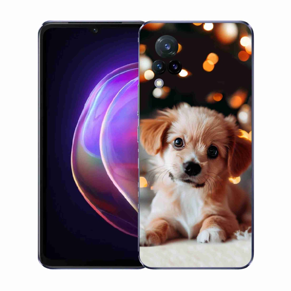 Gelový kryt mmCase na Vivo V21 4G/5G - štěňátko