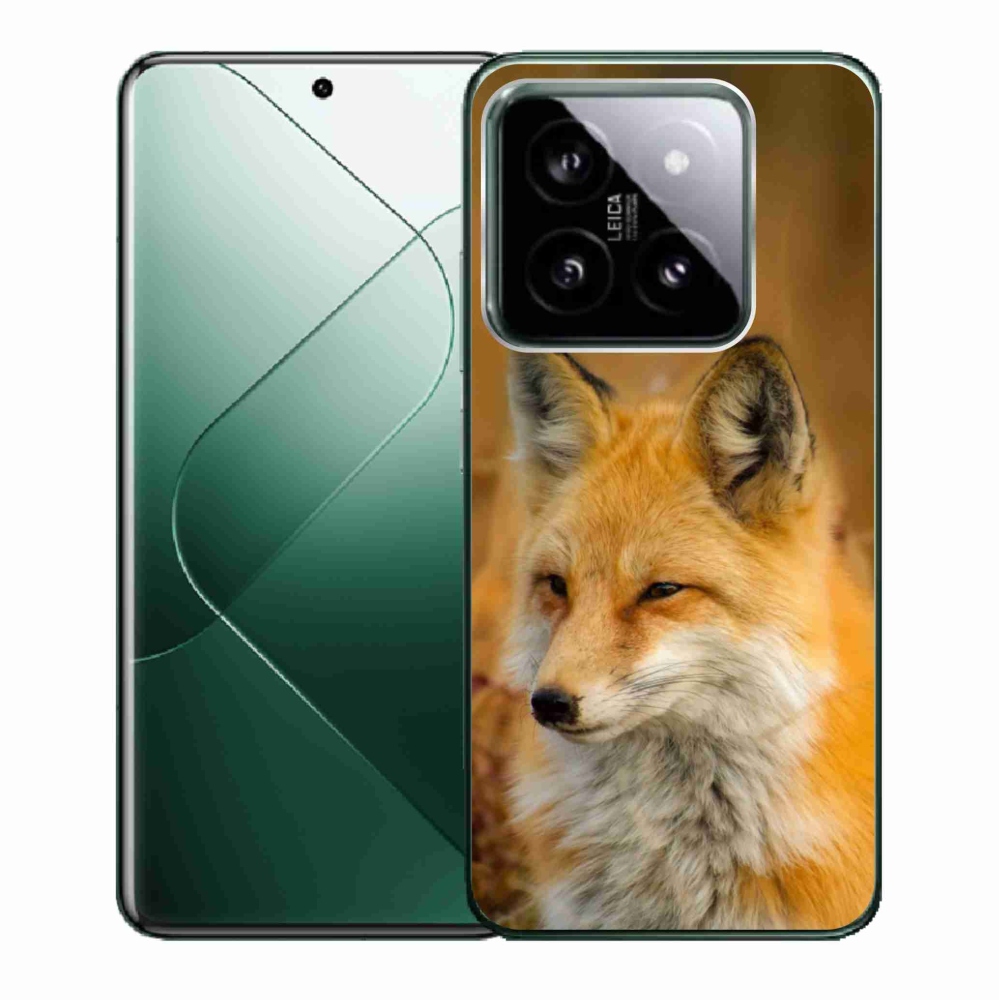 Gelový kryt mmCase na Xiaomi 14 - liška