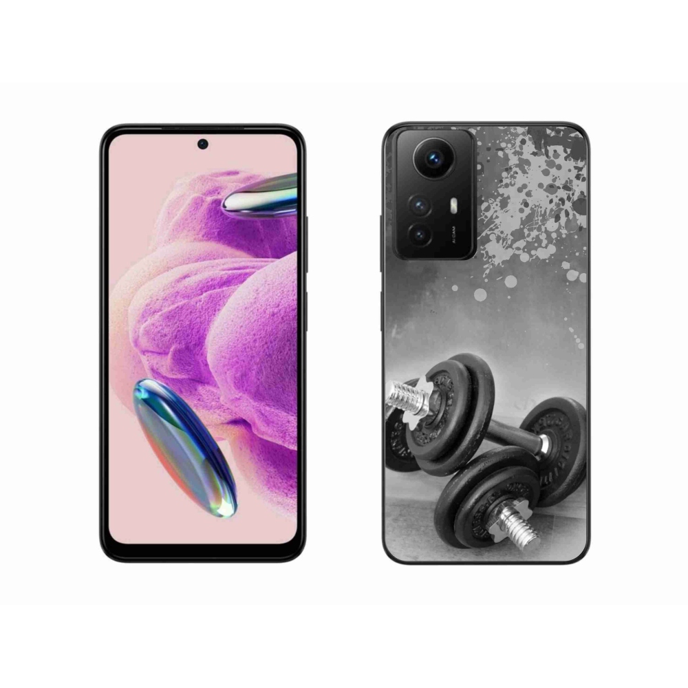 Gelový kryt mmCase na Xiaomi Redmi Note 12S - činky 1