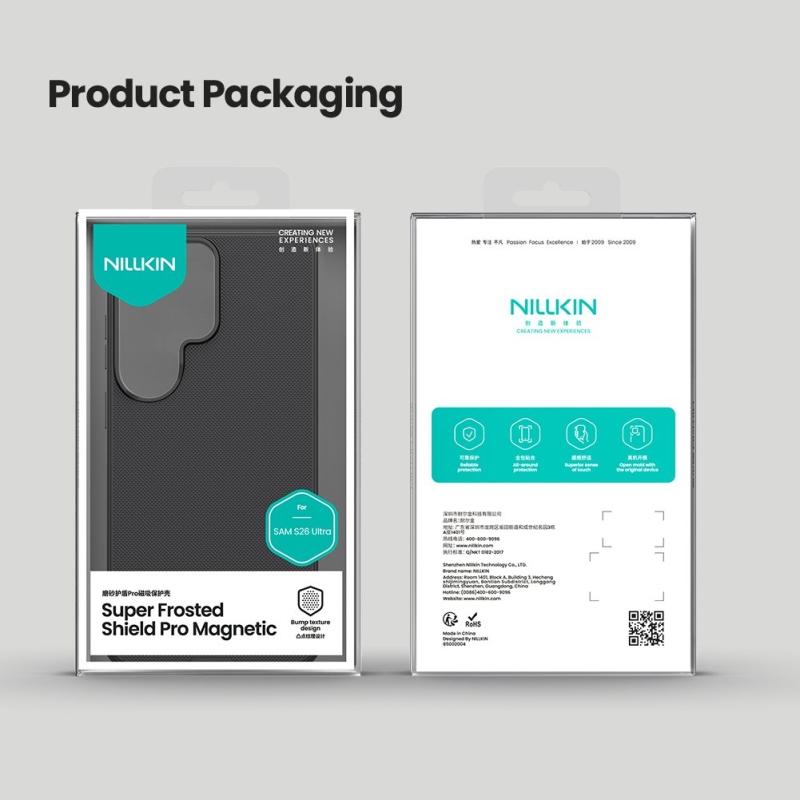 Nillkin Super Frosted PRO Magnetic Zadní Kryt pro Samsung Galaxy S26 Ultra Black