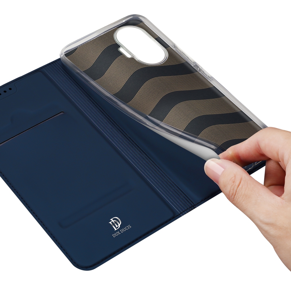 DUX knížkové pouzdro na Xiaomi Poco F7 5G - tmavěmodré