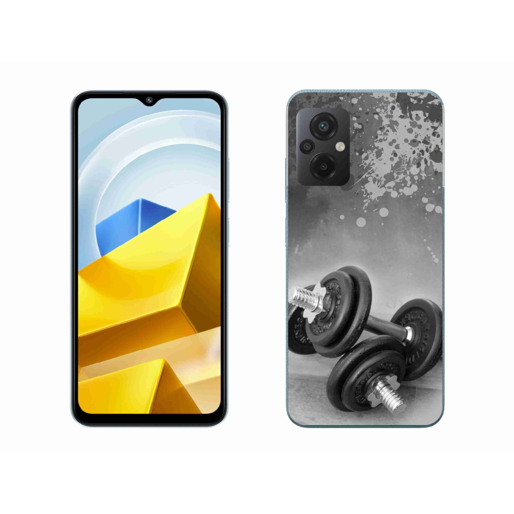 Gelový kryt mmCase na Xiaomi Poco M5 4G - činky 1