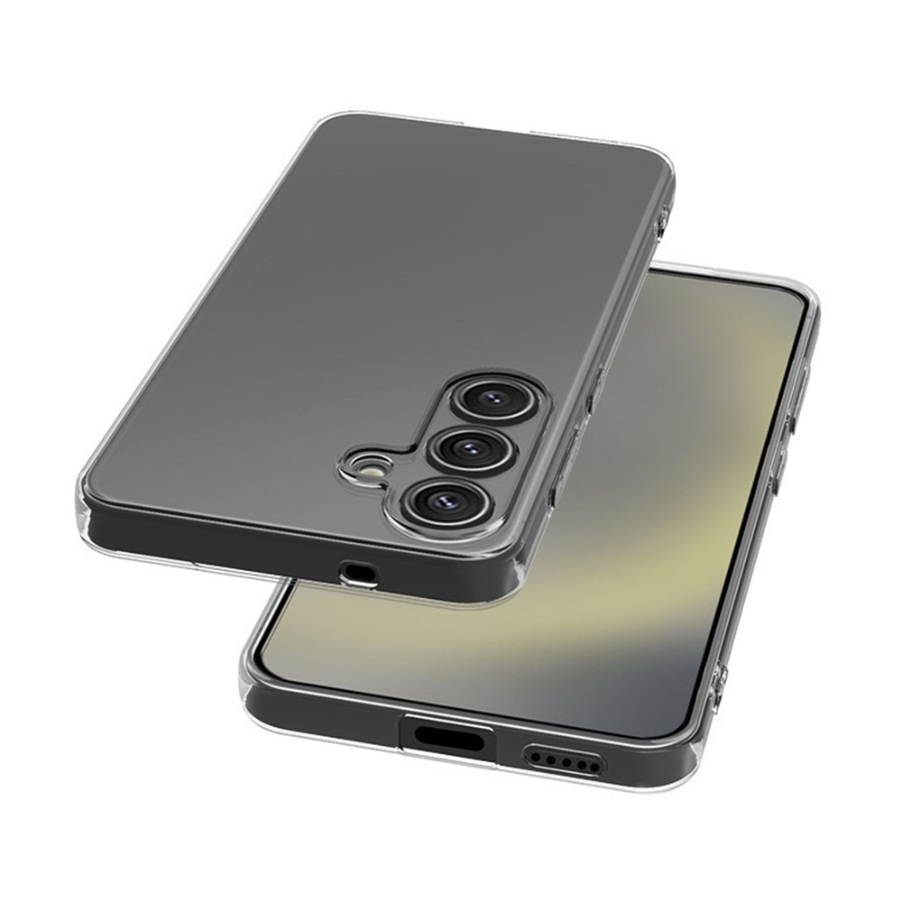 Průhledný gelový obal na Samsung Galaxy S25 - průhledný