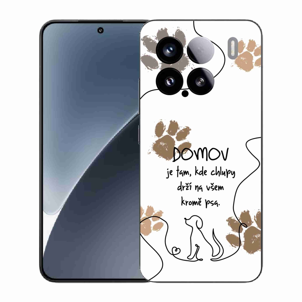 Gelový kryt mmCase na Xiaomi 15 - psí motiv bílé pozadí