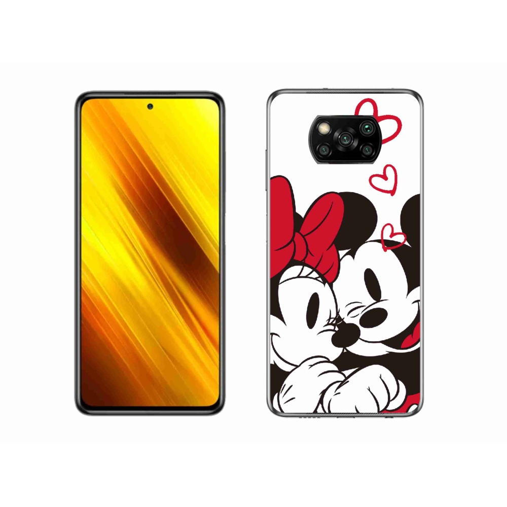Gelový kryt mmCase na Xiaomi Poco X3 - minnie a mickey