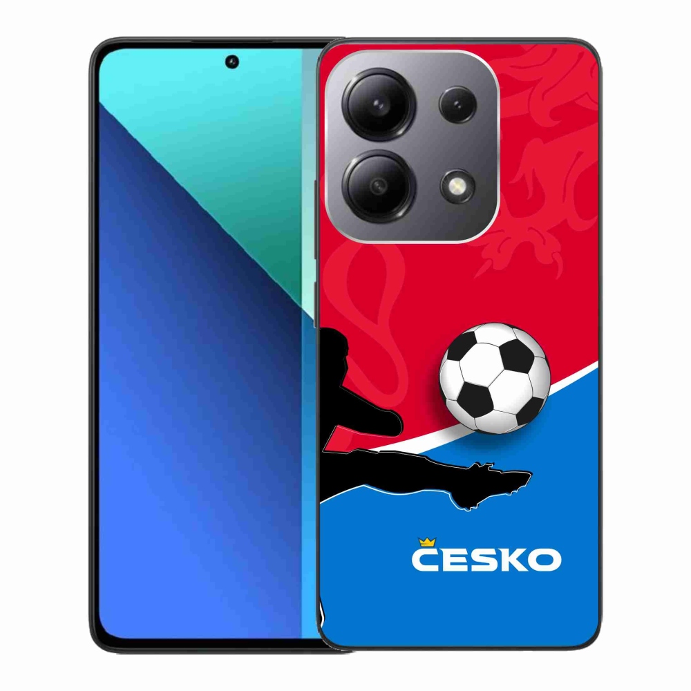 Gelový kryt mmCase na Xiaomi Redmi Note 13 - fotbal Česko 2