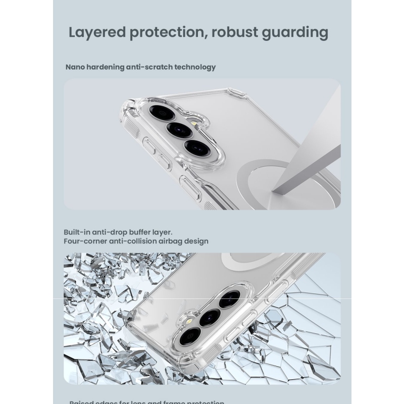 Nillkin Nature TPU PRO Magnetic Kryt pro Samsung Galaxy A57 Transparent