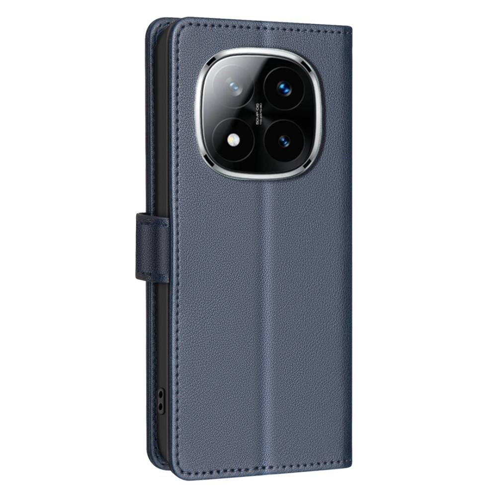 BINFEN knížkové pouzdro na Xiaomi Redmi Note 14 Pro 5G/Poco X7 5G/Note 14 Pro+ 5G - modré