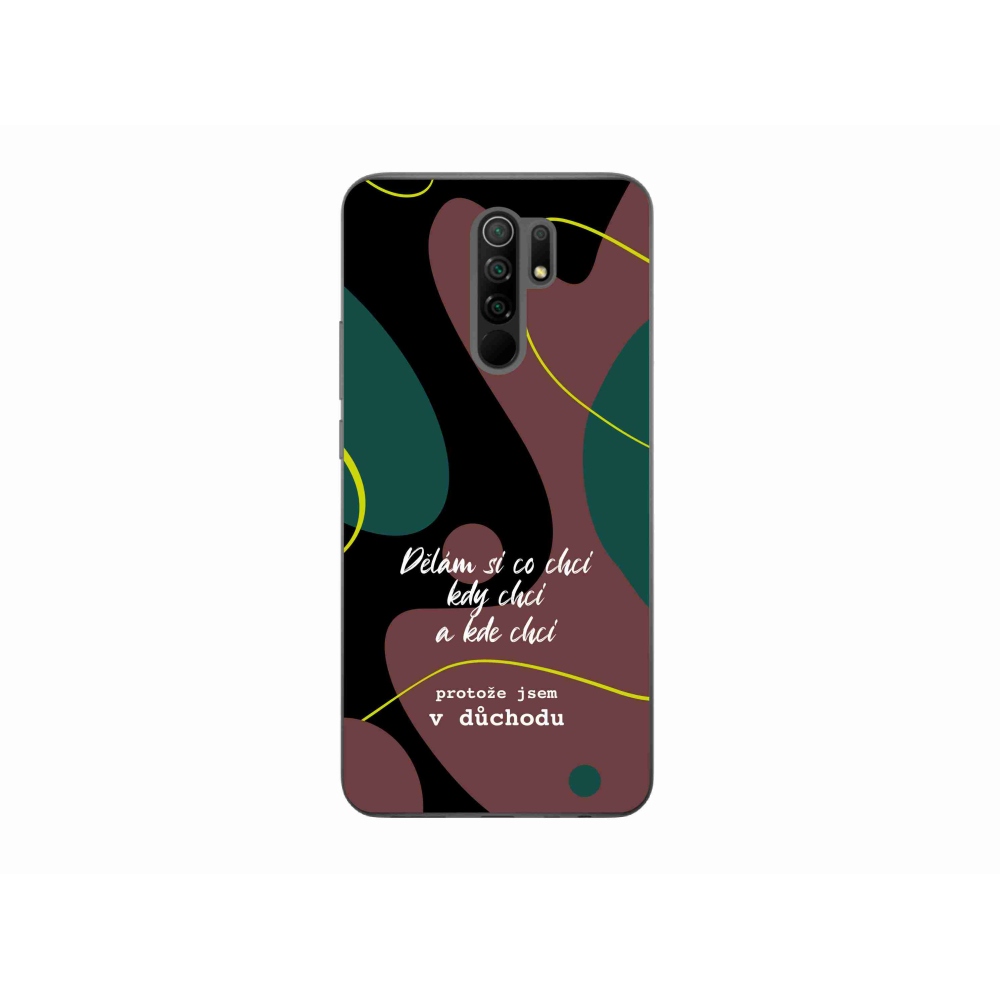Gelový kryt mmCase na Xiaomi Redmi 9 - vtipný text 10 černé pozadí