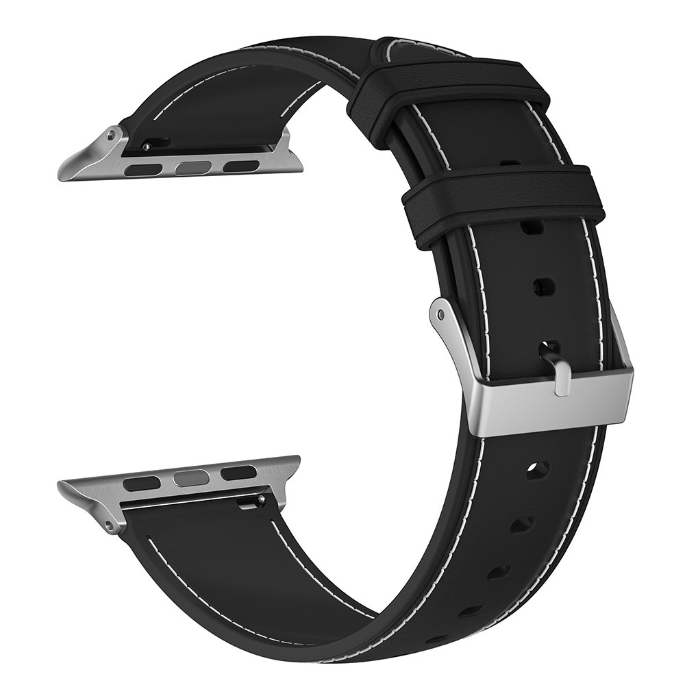 Stitch gelový řemínek na Apple Watch Ultra/Ultra 2 49mm/SE/SE 2022/2023 44mm/9/8/7 45mm/6/5/4 44mm/3/2/1 42 mm - černý