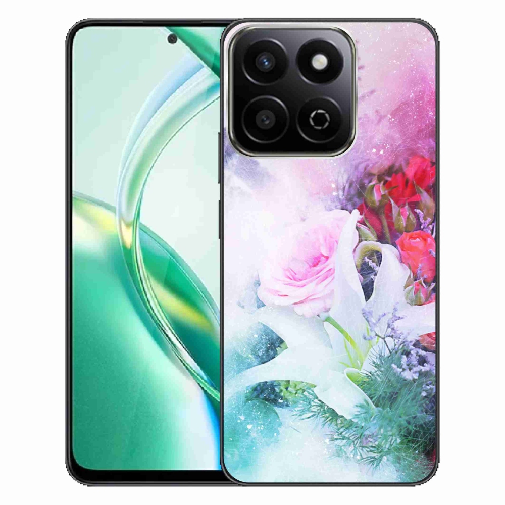 Gelový kryt mmCase na Honor 200 Smart 5G - květiny 4