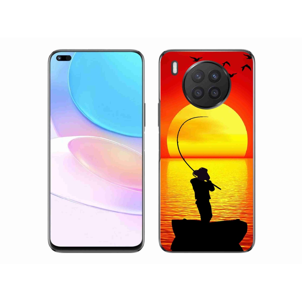 Gelový kryt mmCase na Huawei Nova 8i - rybaření