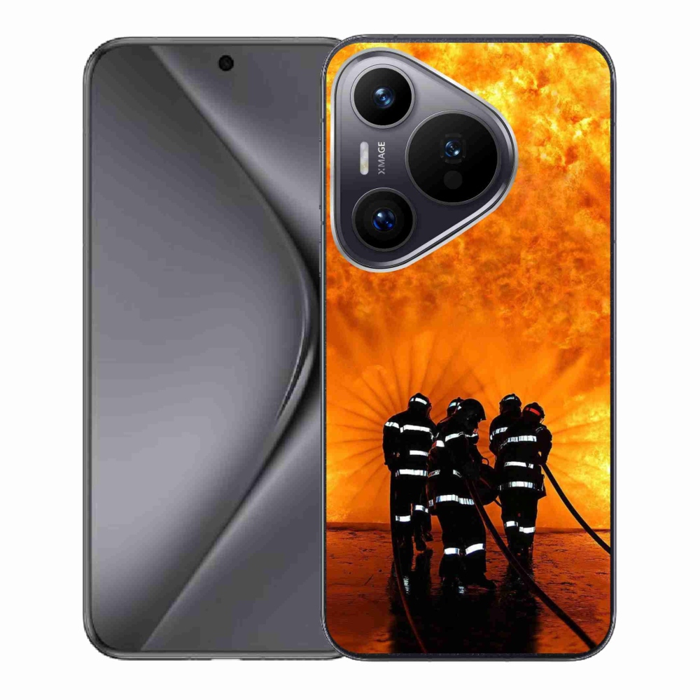 Gelový kryt mmCase na Huawei Pura 70 - požár