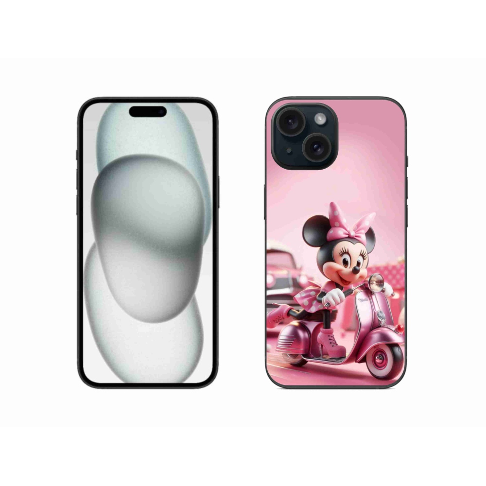 Gelový kryt mmCase na iPhone 15 - minnie 1