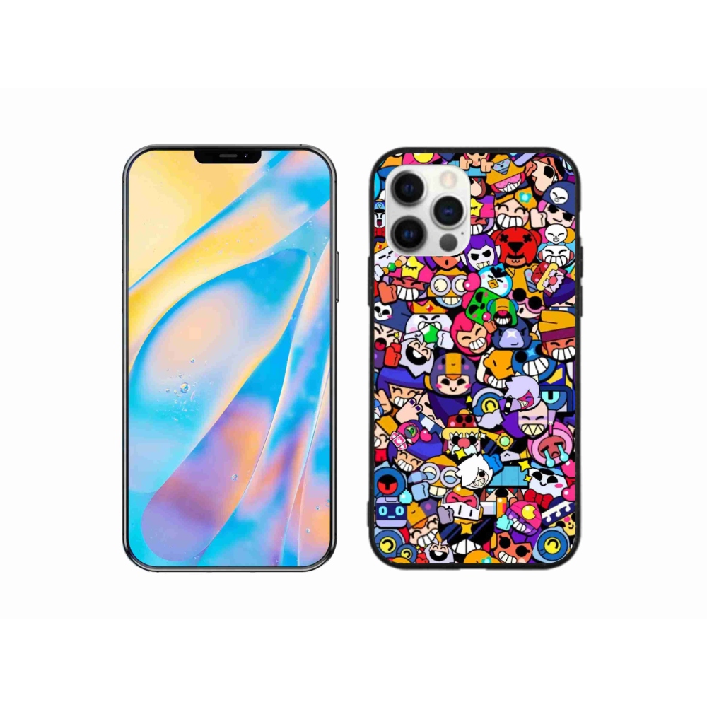 Gelový kryt mmCase na iPhone 12 - brawl stars 2