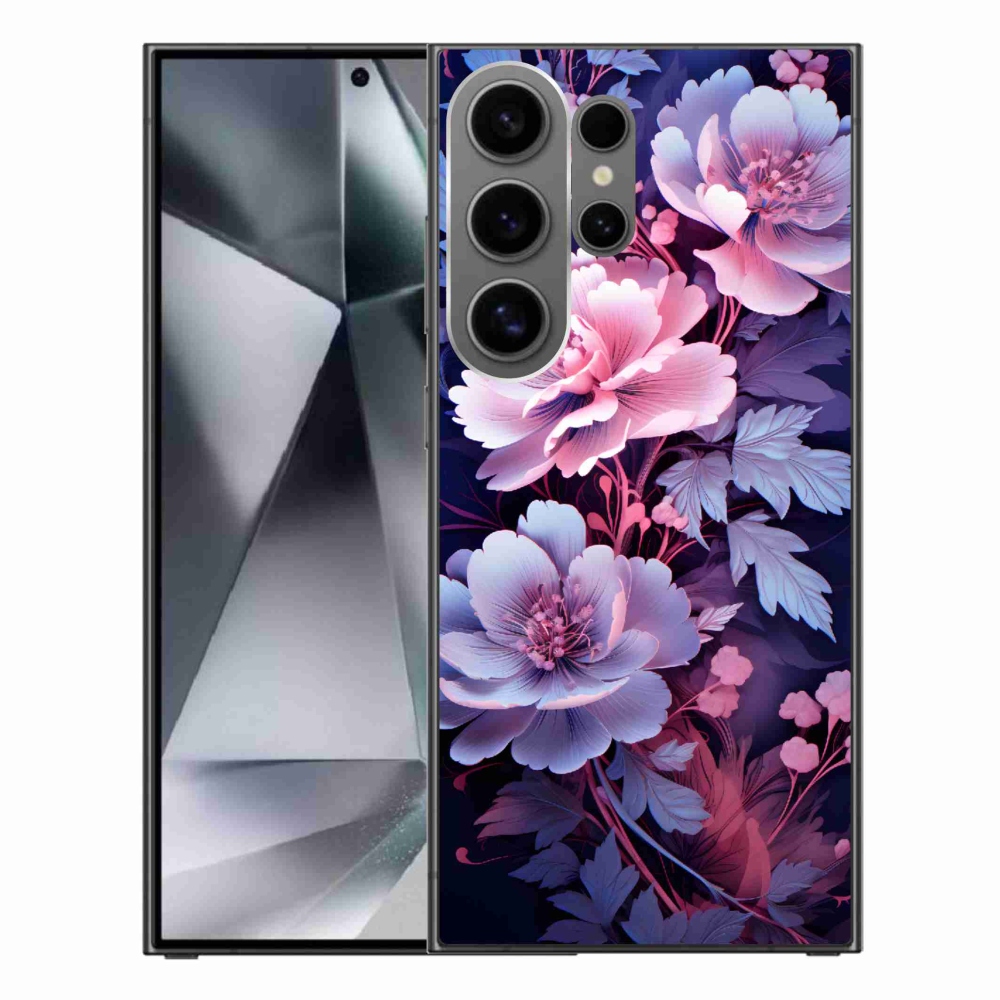 Gelový kryt mmCase na Samsung Galaxy S24 Ultra - květiny 11