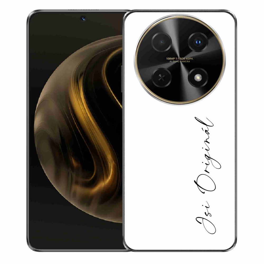 Gelový kryt mmCase na Huawei Nova 12i - jsi originál bílé pozadí
