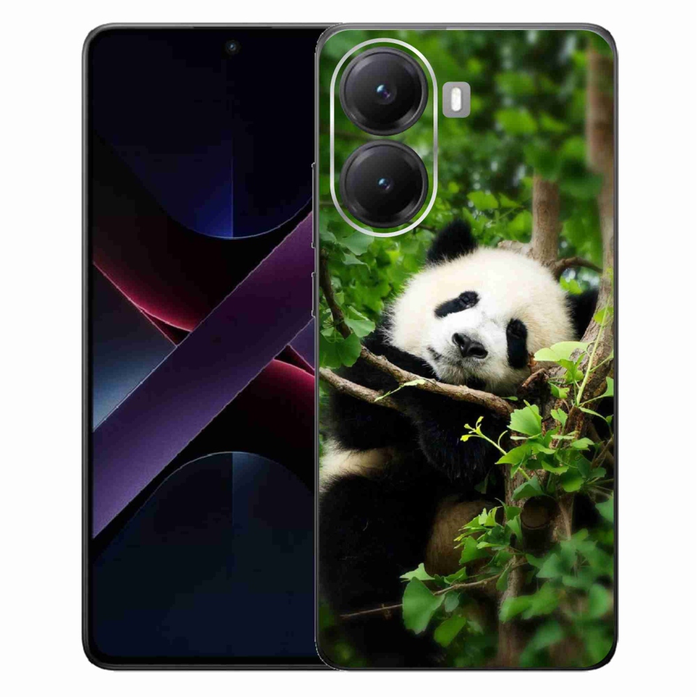Gelový kryt mmCase na Xiaomi Poco X7 Pro 5G - panda