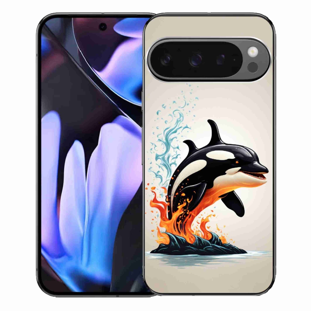 Gelový kryt mmCase na Google Pixel 9 Pro XL - kosatka