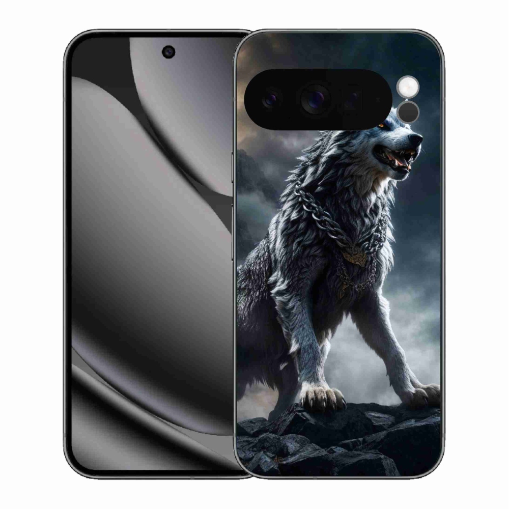 Gelový kryt mmCase na Google Pixel 10 Pro XL - vlk 1