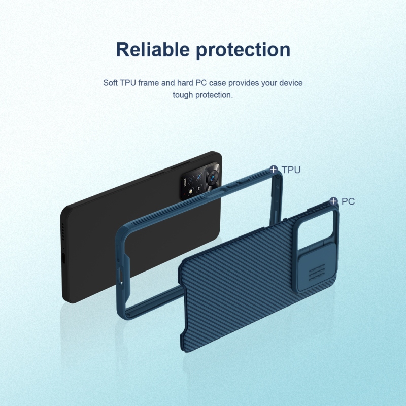 Nillkin CamShield PRO Zadní Kryt pro Xiaomi Redmi Note 11 Pro/11 Pro 5G Black