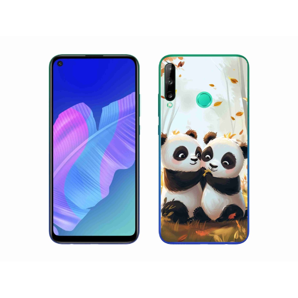 Gelový kryt mmCase na Huawei P40 Lite E - pandy