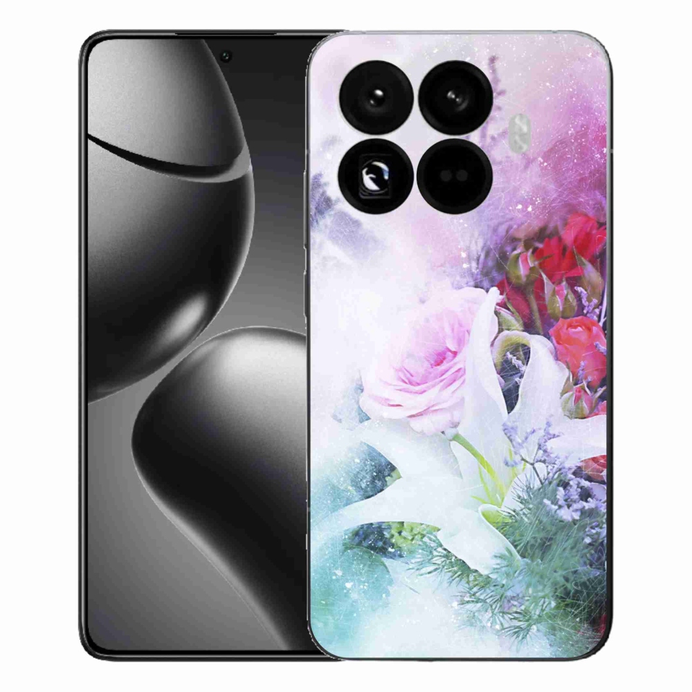 Gelový kryt mmCase na Xiaomi 15T Pro - květiny 4