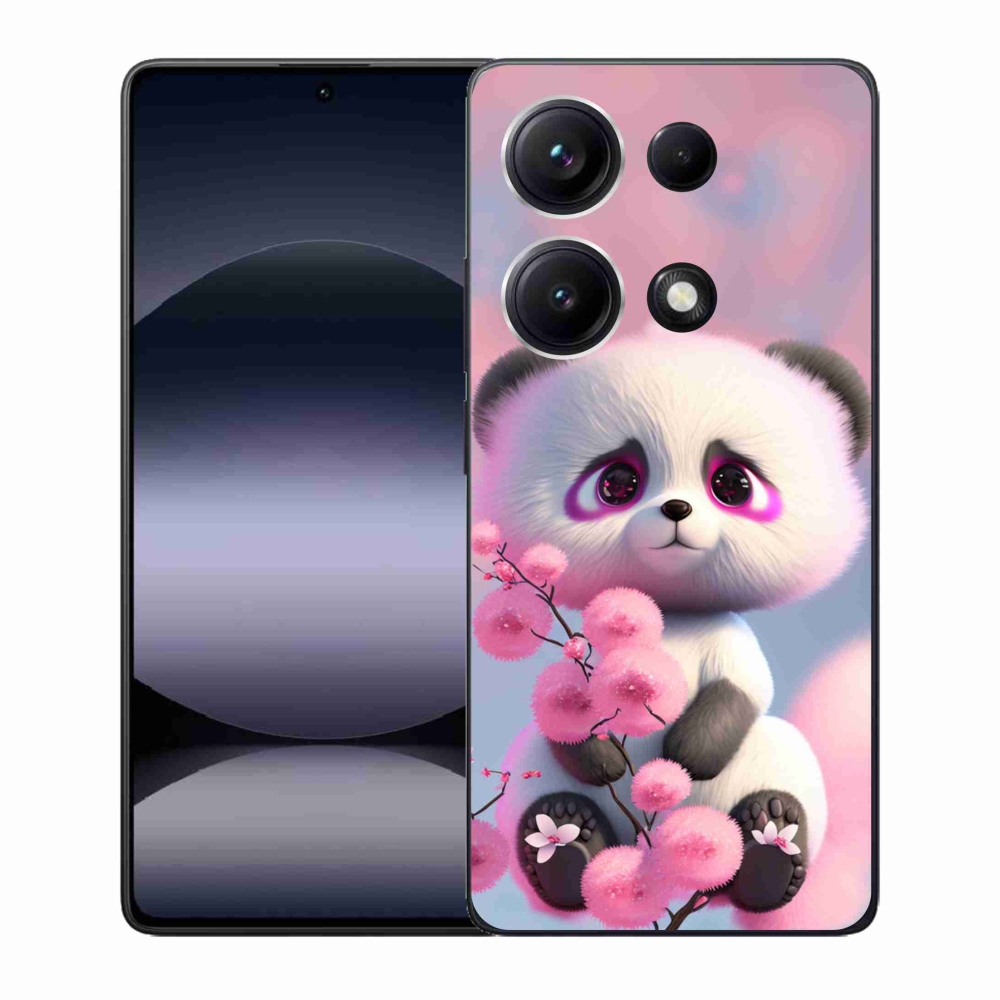Gelový kryt mmCase na Xiaomi Redmi Note 14S - roztomilá panda 1
