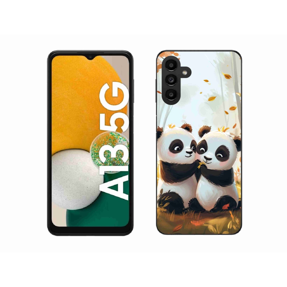 Gelový kryt mmCase na Samsung Galaxy A13 5G - pandy