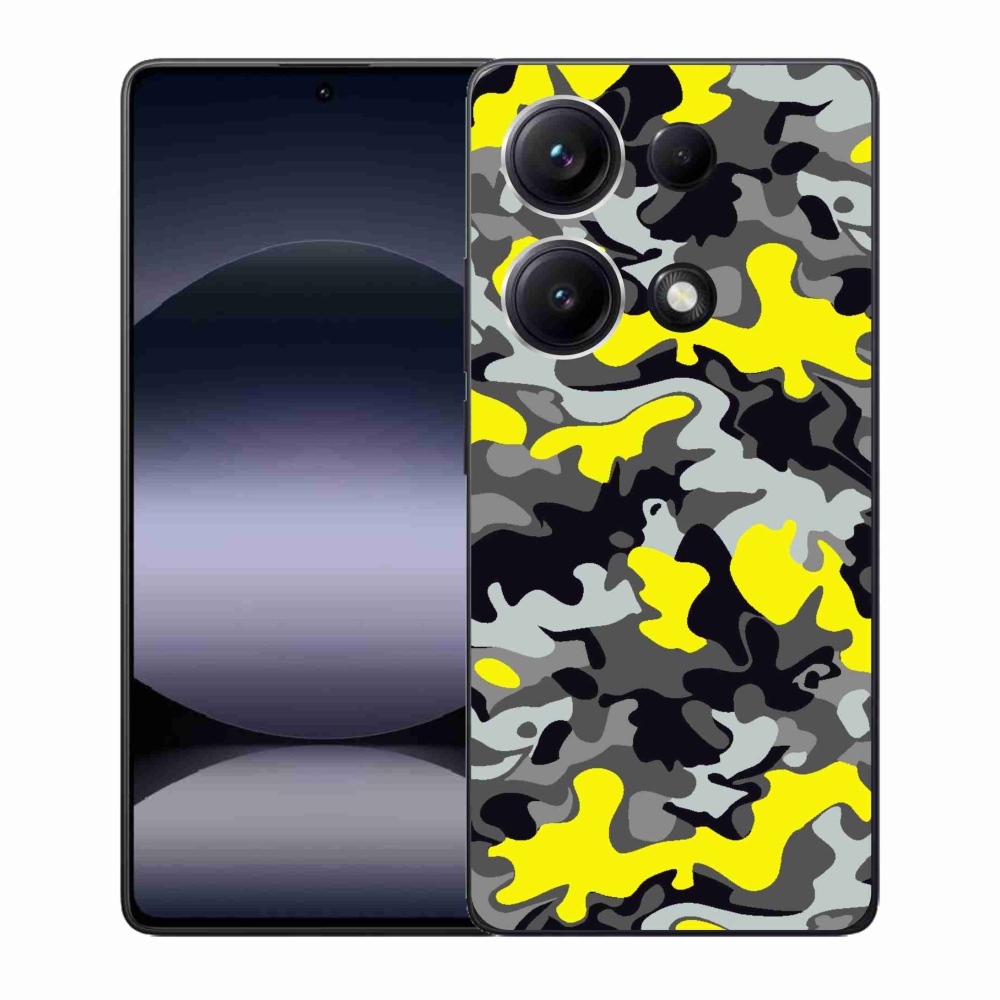 Gelový kryt mmCase na Xiaomi Redmi Note 14S - maskáčový vzor 6
