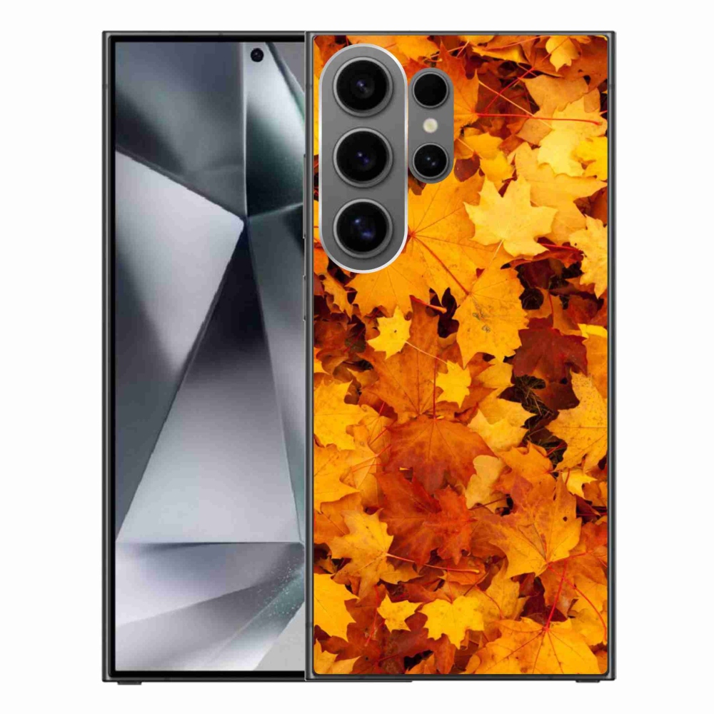 Gelový kryt mmCase na Samsung Galaxy S24 Ultra - javorové listy