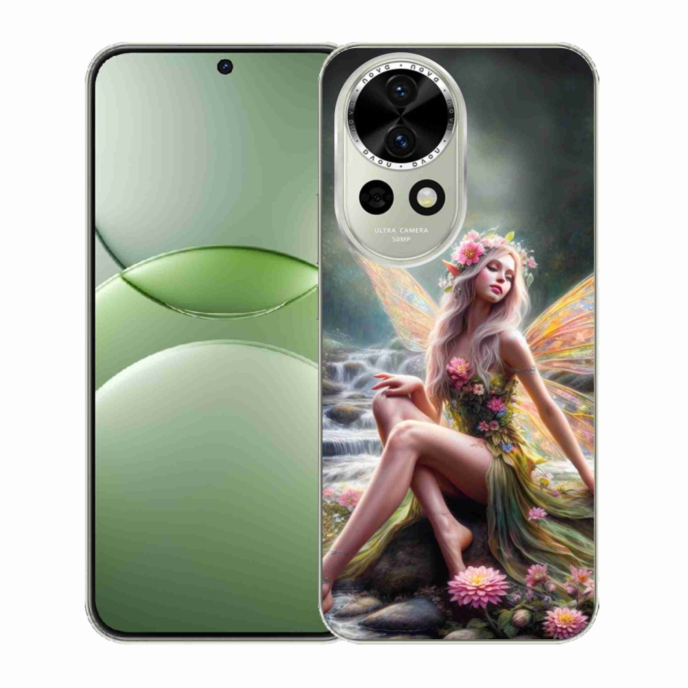 Gelový kryt mmCase na Huawei Nova 13 5G - motýlí žena 1