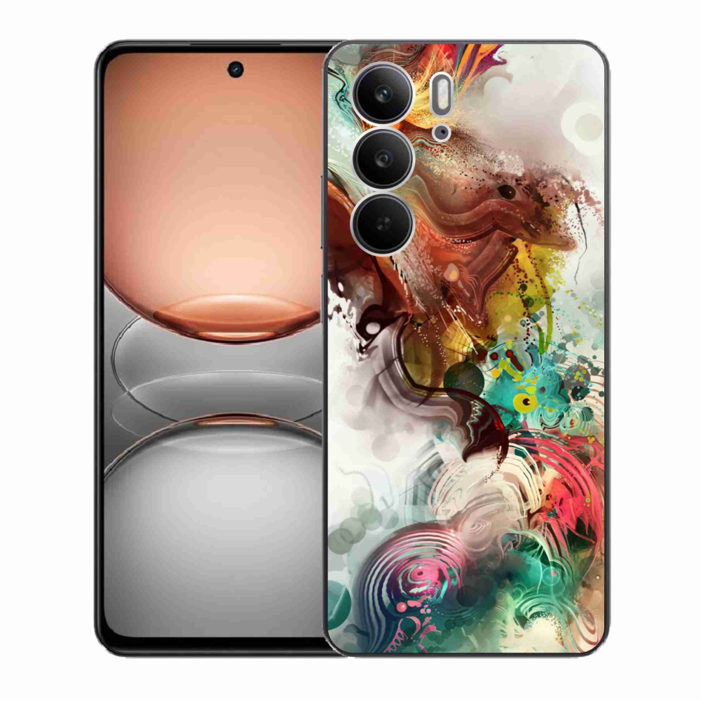 Gelový kryt mmCase na Realme C75 - abstrakt 1