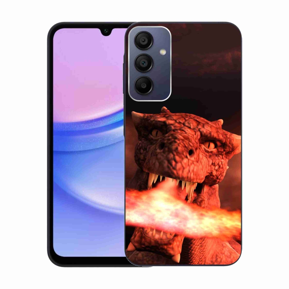 Gelový kryt mmCase na Samsung Galaxy A15 4G/5G - drak