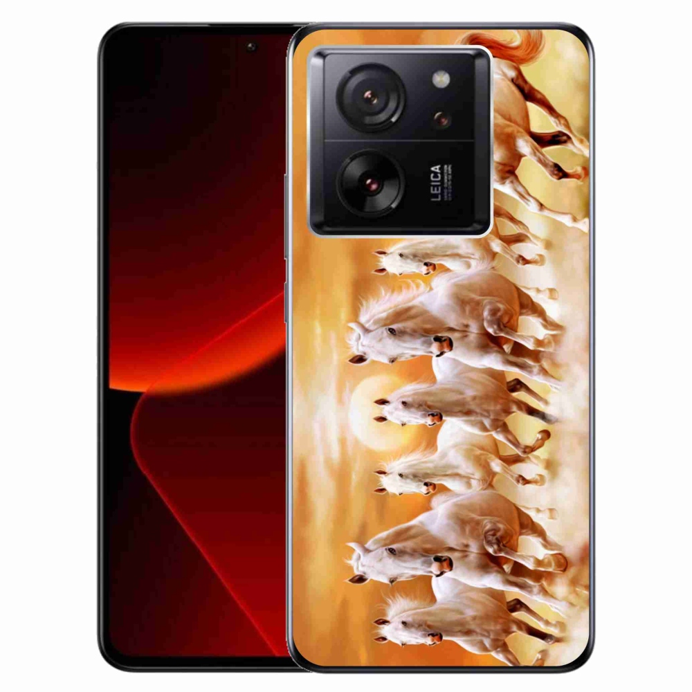 Gelový obal mmCase na Xiaomi 13T/13T Pro - koně 2