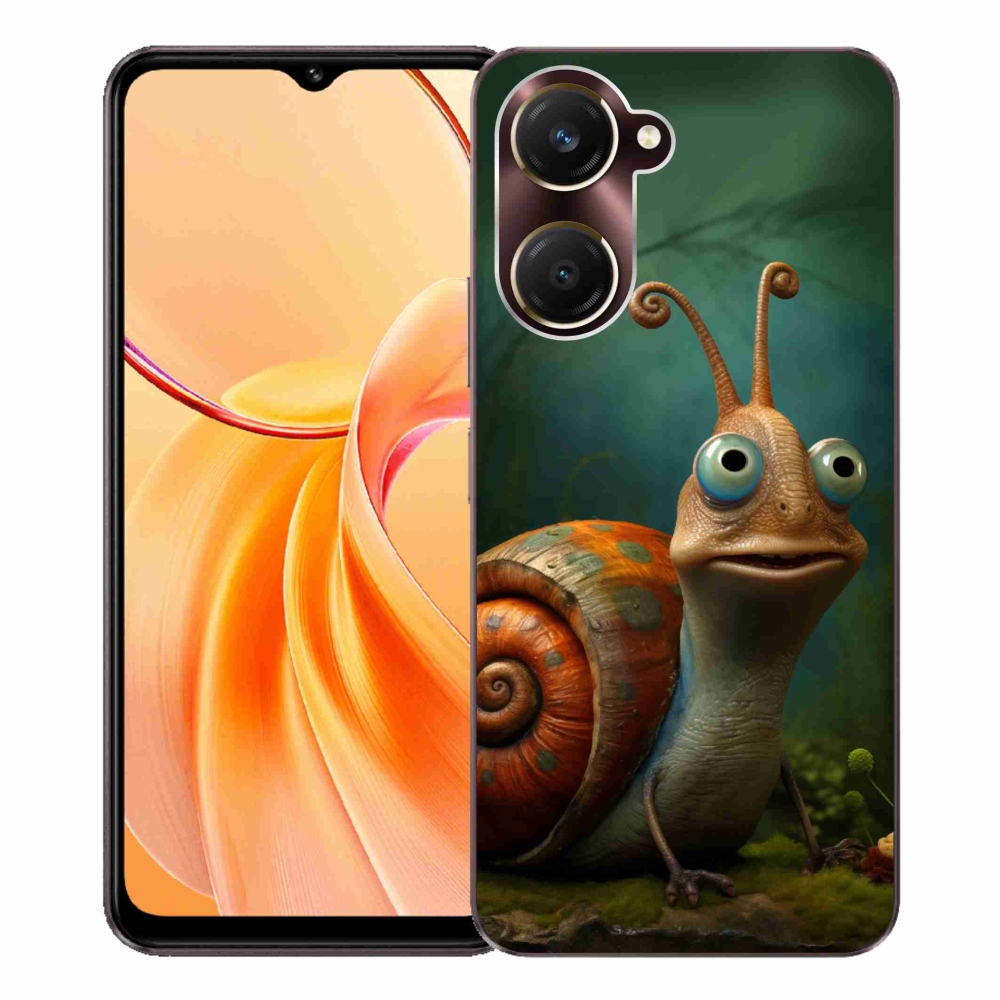 Gelový kryt mmCase na Vivo Y28s 5G - šnek