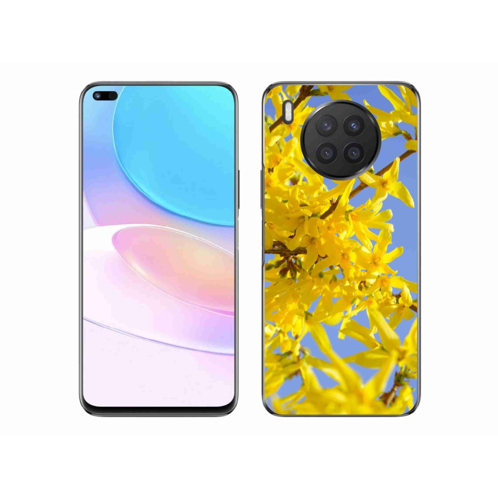 Gelový kryt mmCase na Honor 50 Lite - žluté květy