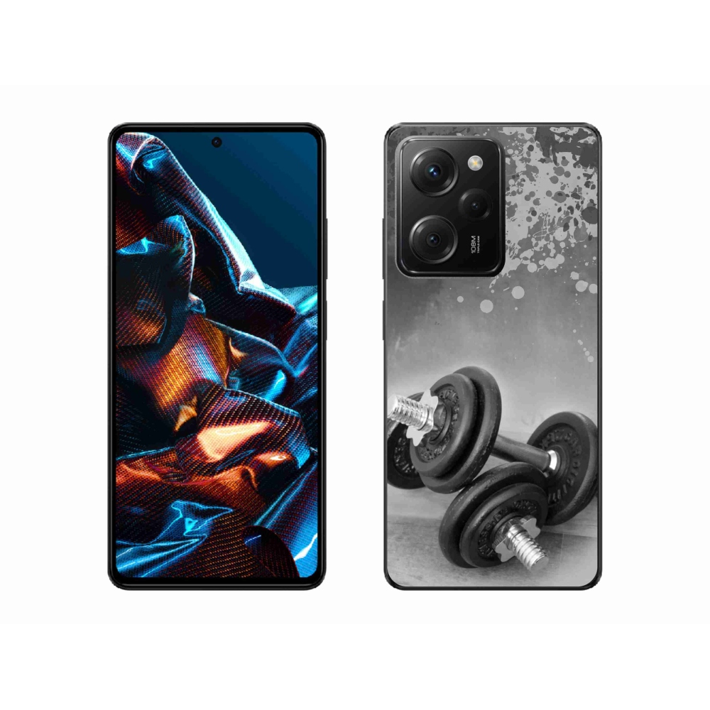 Gelový kryt mmCase na Xiaomi Poco X5 Pro 5G - činky 1