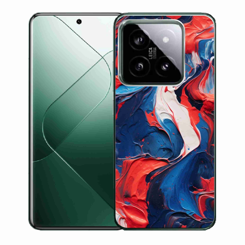Gelový kryt mmCase na Xiaomi 14 - abstraktní motiv 7