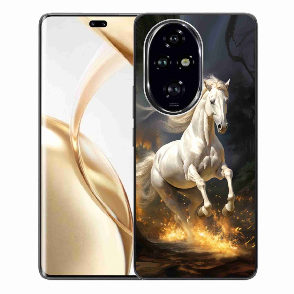 Gelový kryt mmCase na Honor 200 Pro 5G - bílý kůň 2