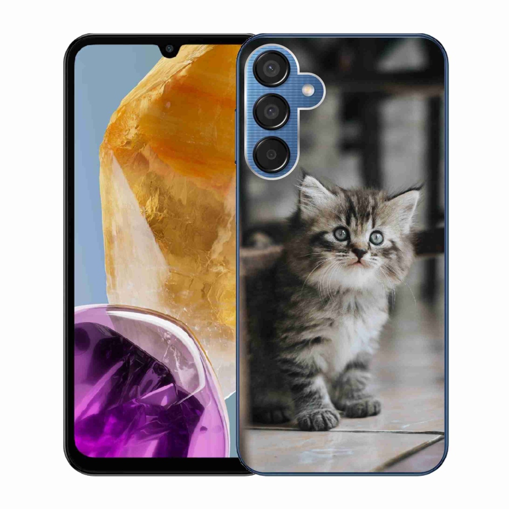 Gelový kryt mmCase na Samsung Galaxy M15 5G - koťátko
